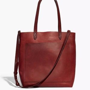 Madewell transport tote medium dark carbet